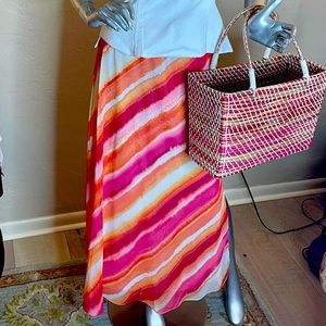 Chico’s Maxi Multicolored Skirt.